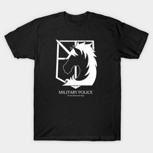 attack on titan logo military police T-Shirt